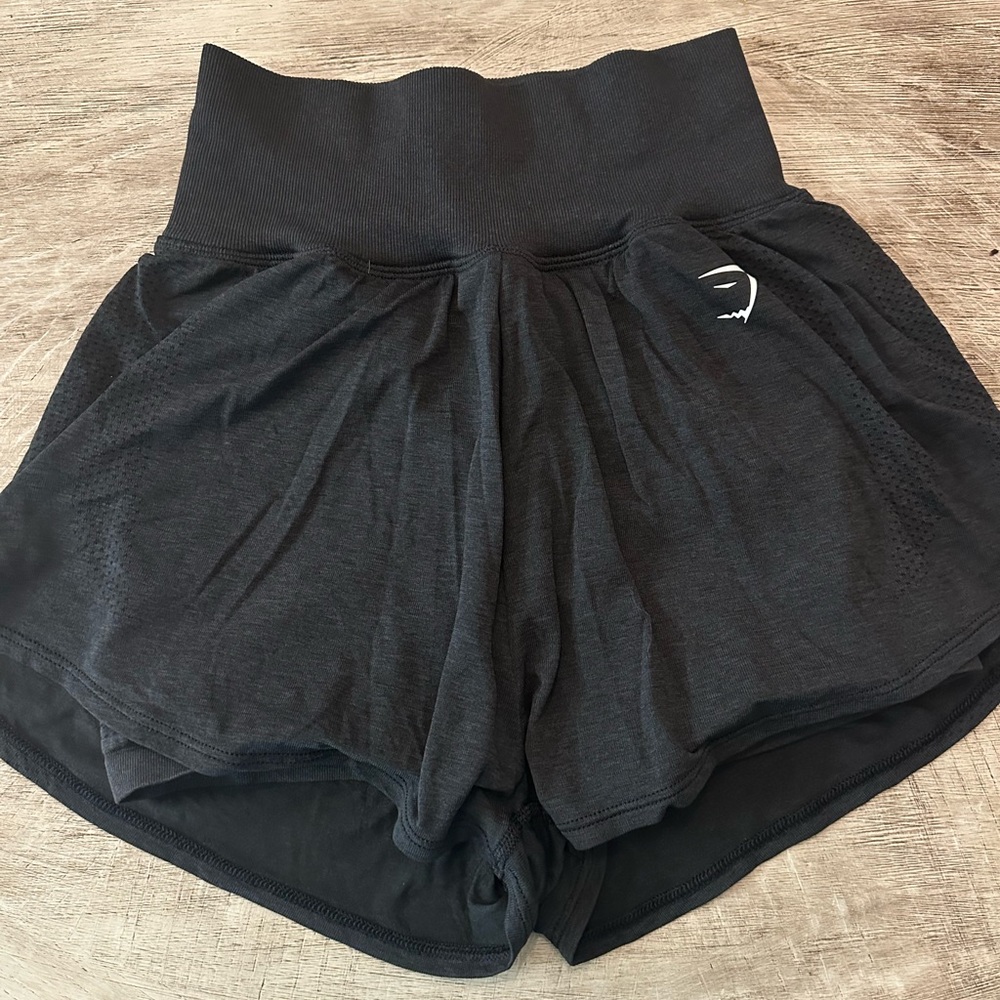 Gym shark Black Women's Athletic Shorts